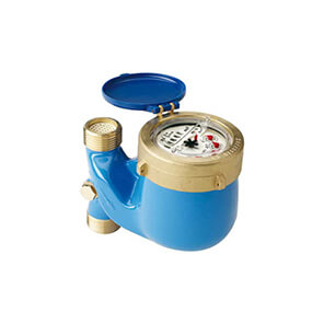 Water meter MTK-F in a downflow riser for temp. up to 40 °C