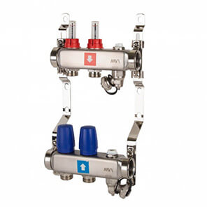 Manifold with flow meters MS.702.06