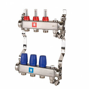 Manifold with flow meters MS.703.06