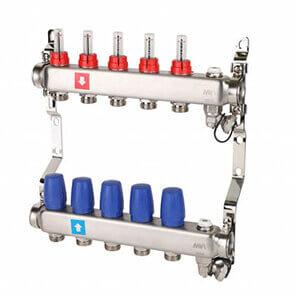 Manifold with flow meters MS.705.06