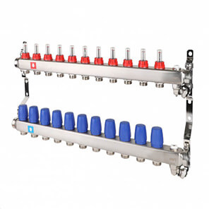 Manifold with flow meters MS.711.06