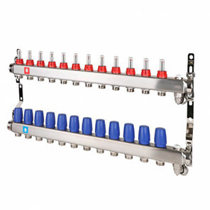 Manifold with flow meters MS.712.06