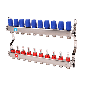 Stainless steel manifold complete MS.510.06