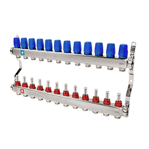 Stainless steel manifold complete MS.512.06