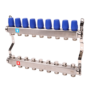 Stainless steel manifold assembly MS.409.06
