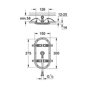 Rainshower Ondus Veris 300 (27862000)