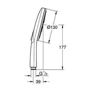 Rainshower SmartActive 130 (26574..0)