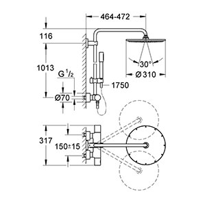 Rainshower SmartActive 310 (27966001)