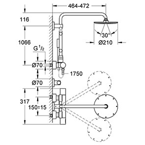 Rainshower System 210 (27374000)