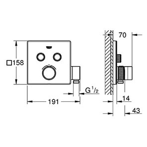 Grohtherm SmartControl (29125000)