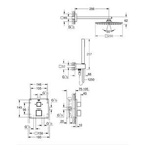 Grohtherm Cube (34741000)