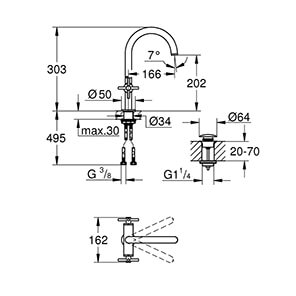 Atrio, DN 15 L-Size (21019...)