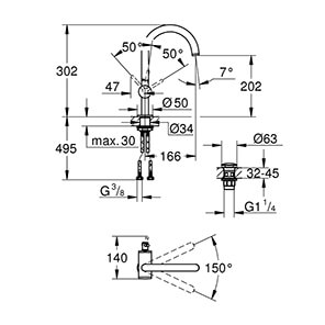 Atrio 1/2″ L-Size (32042..3)