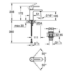 GROHE Plus DN 15 S-Size (33163003)