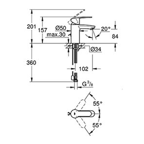 Eurostyle Cosmopolitan DN 15S-Size (3355720E)