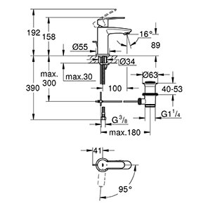 Eurostyle Cosmopolitan DN 15 S-Size (2338720E)