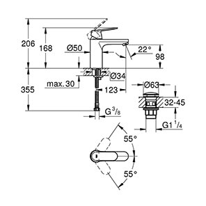 Eurosmart Cosmopolitan DN 15M-Size (23926000)