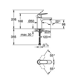 Eurosmart Cosmopolitan DN 15M-Size (23327000)