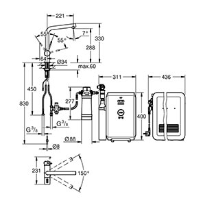 GROHE Blue Minta Professional (31347..2)