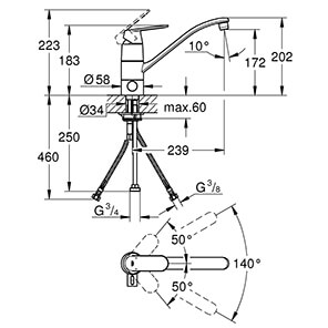 Eurosmart Cosmopolitan, DN 15 (31161000)