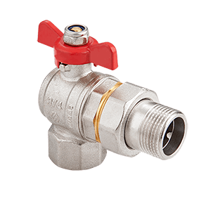 Кран-американка угловой MVI 1/2`` вн.-нар. бабочка BV.522.04