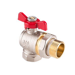 Кран-американка AquaHit угловой 1/2`` вн.-нар., бабочка BV.322.04