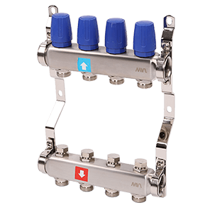 Stainless steel manifold assembly MS.404.06 Stainless steel manifold assembly MS.404.06