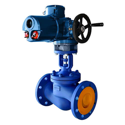 Shut-off valve with bellows seal ACTA series B333 with electric drive