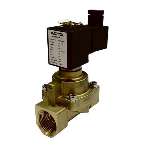 Solenoid piston valves ASTA series ESK 103-104 for high pressure, steam, compressor equipment pilot control