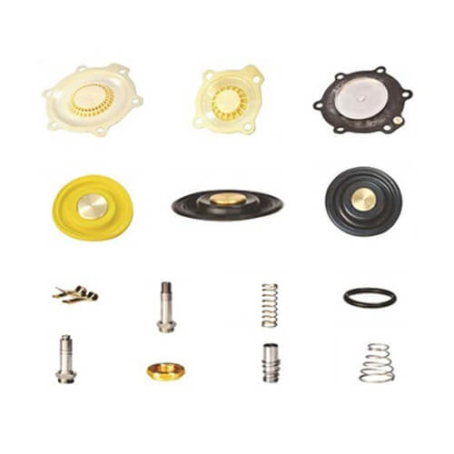 Diaphragms, insulating tubes, plungers, plunger seals